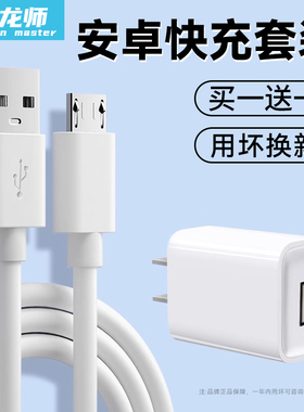 驯龙师 安卓手机充电器android智能通用套装适用华为OPPO闪充充电头快充A57/A30手机USB口数据线R831/R9plus