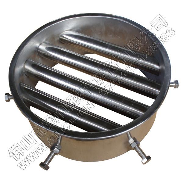 厂家供应 圆形单层4管磁力架 磁性过滤架 强力磁力除铁器 易清理