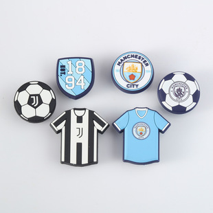 洞洞鞋鞋花 DIY配饰配件卡通装饰扣 鞋花鞋扣足球卡通徽章智必星