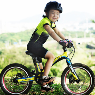 儿童碳纤维自行车男女孩山地车小学生单车宝宝脚踏车16寸童车