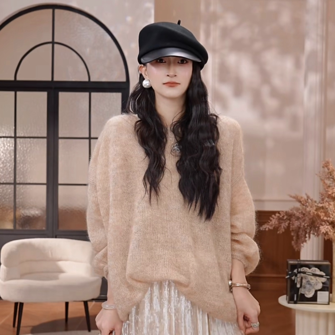 BEAUT SAY“暖杏”慵懒毛衣