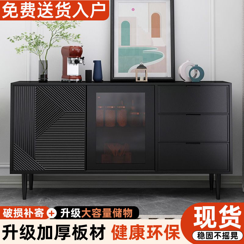 轻奢简约客厅餐厅储物柜