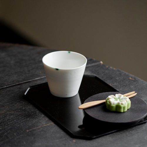 手工陶瓷茶杯品茗杯猪油白釉猪口杯主人杯个人杯日式清酒杯
