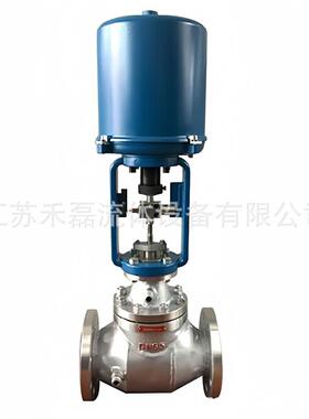 ZRHBW电动调节阀蒸汽保温25PN40DN65冷水保冷DC1-5V流体粘性颗粒