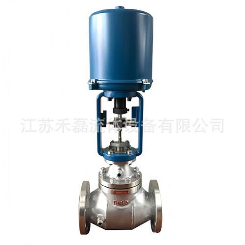 ZRHBW电动调节阀蒸汽保温25PN40DN65冷水保冷DC1-5V流体粘性颗粒