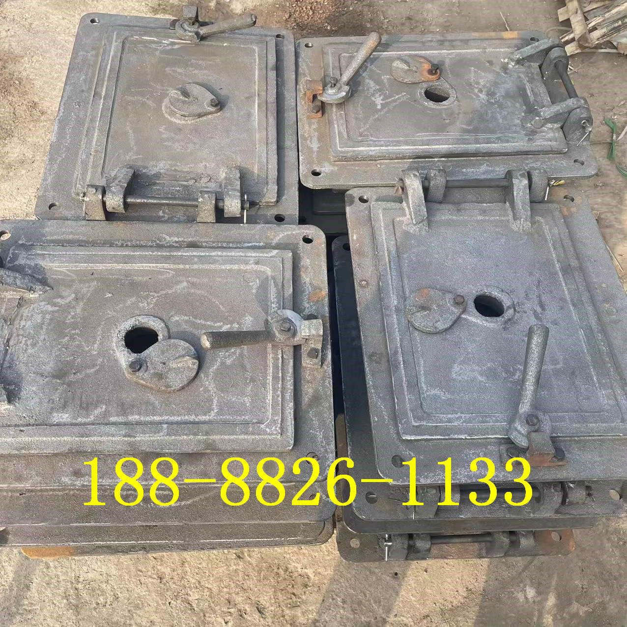 锅炉配件 耐高温炉门 灰铁 300×400炉门 大量现货 检查门 人孔门