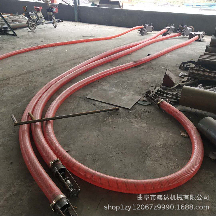 大米小麦吸粮机双向耐寒软管抽粮机黑龙江苞米耐寒耐腐蚀吸粮机
