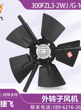 苏州新捷飞XJF 300FZL3-2WJ G-160 外转子风机 变频电机 通风散热