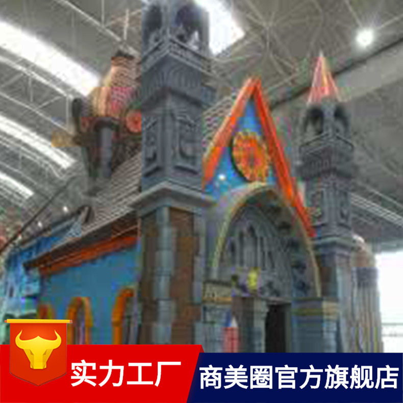 仿真花建筑泡沫雕塑定制直销