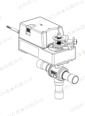 Castel卡士妥三通电动球阀6690M/M42A6 (3)带ODS铜接头