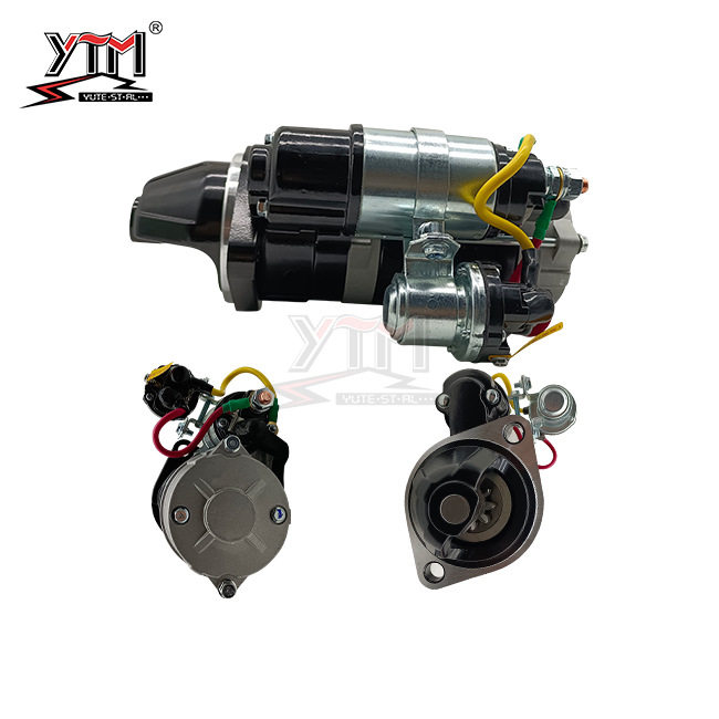 起动马达S4D95 /PC60-5/6 24V9T5.0KW小松600-813-3111/带继电器