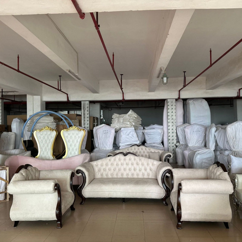 欧式实木沙发现代简约轻奢客厅沙发组合小户型皮艺美式法式家具