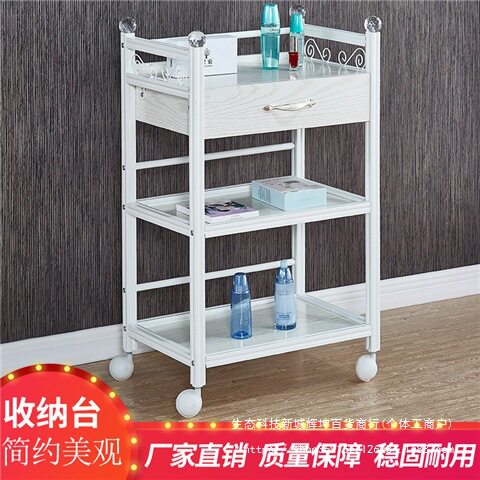美容车多功能美发理发推车美容院小推车美甲工具柜火罐纹绣置物架