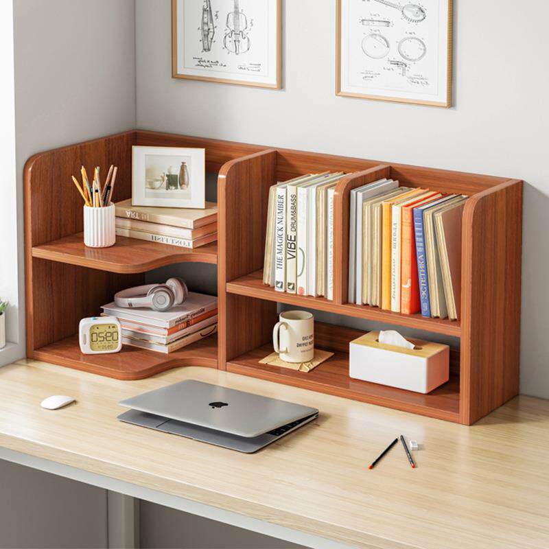 B^t简易桌上书架学生宿舍桌面收纳架办公桌多层置物架书桌转角小