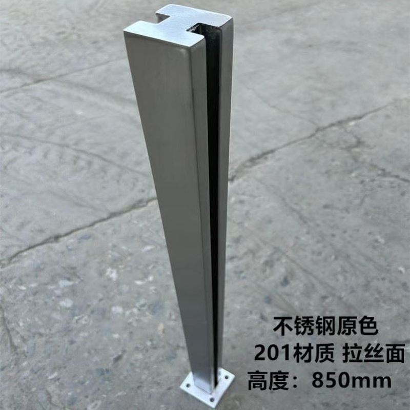 不锈钢方管白色栏杆扶手