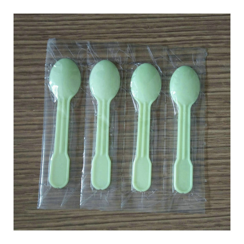 塑料小汤匙包装机一次性冰勺包装机平匙包装机单个汤匙包装机械
