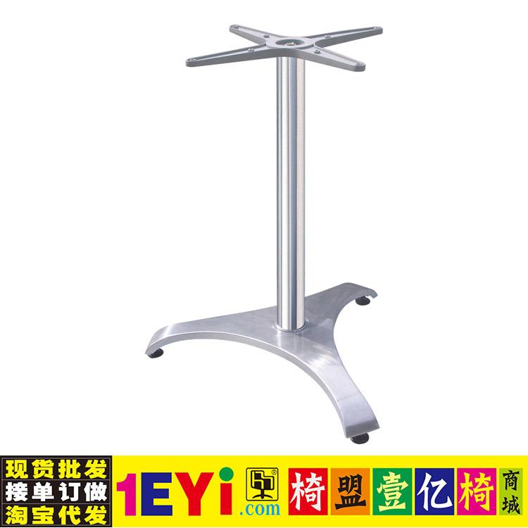 桌架圆桌架铁桌架子餐桌腿玻璃桌架盟