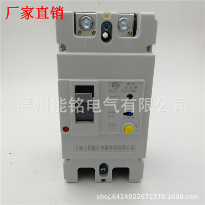 上海人民2P220V250A漏电断路器RCM1L-250/2300  250A 200A 160A