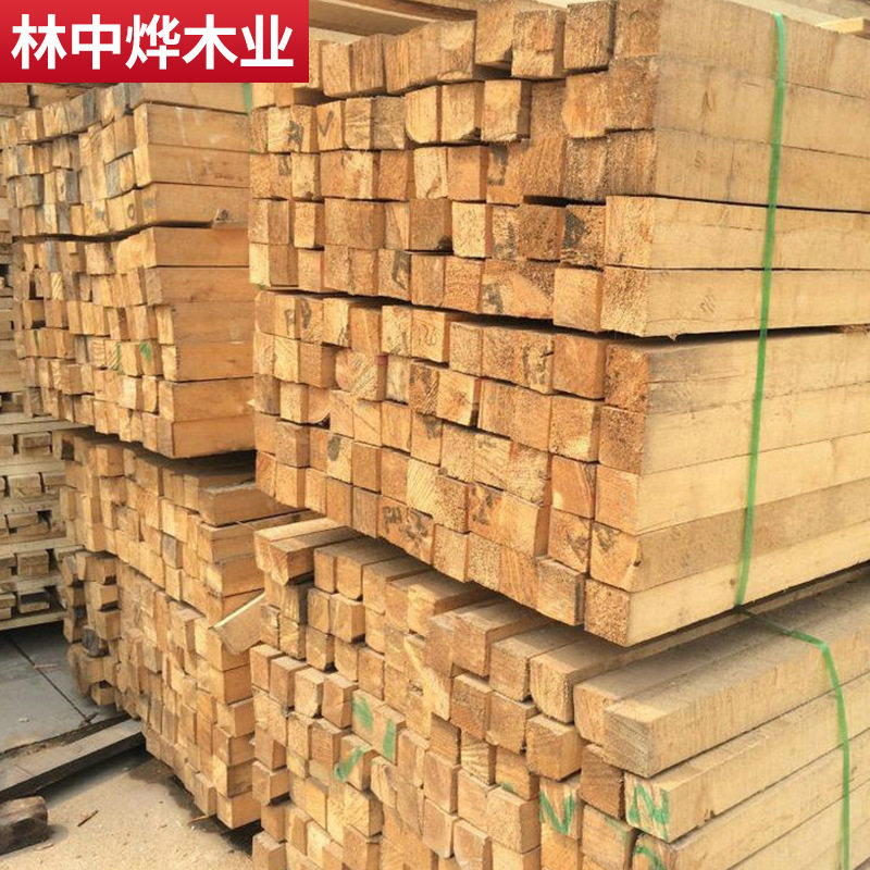 建筑设备轨道垫木头工程承重板楼房桥梁承重支撑方木条子板材批发