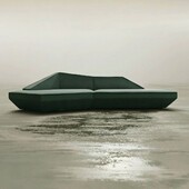 意式 极简小户型异形组合酒店商场别墅区大平层布艺组合设计师沙发