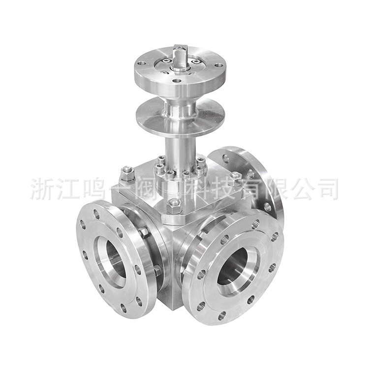 锻造三通球阀气动电动三通球阀三通低温不锈钢球阀T型L型三通球阀