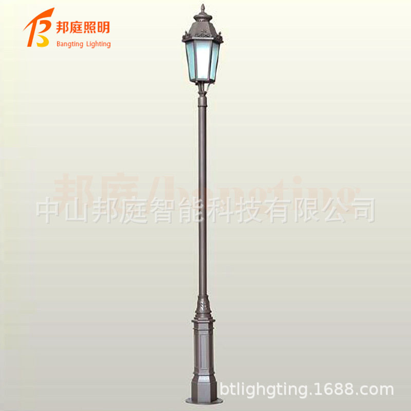 厂家生产铸铁铸铝庭院灯欧式庭院灯别墅小区庭院灯路灯景观灯