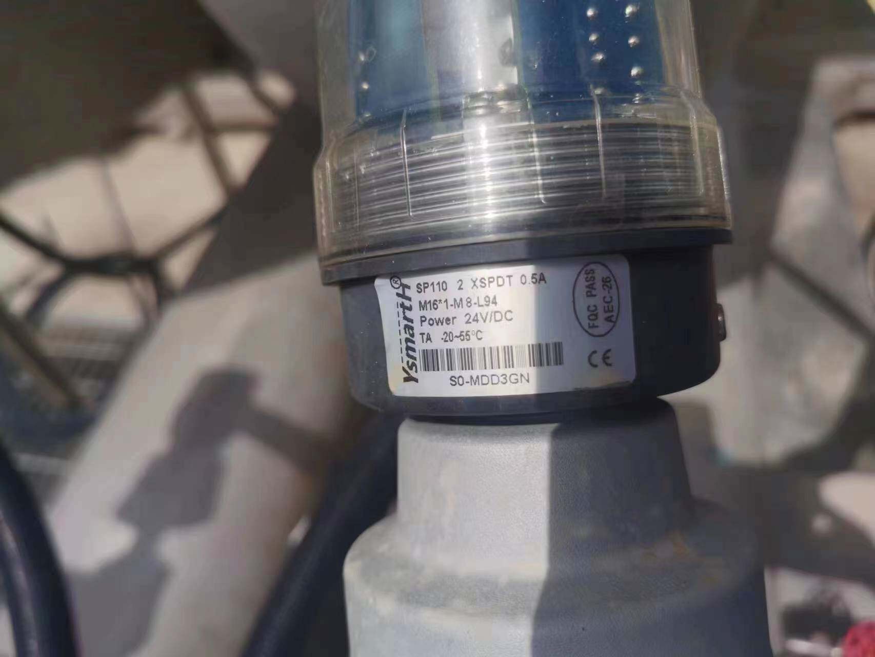 SP1102XSPDT0.5A气动角座阀隔膜阀限位开关S0-MDD3GN