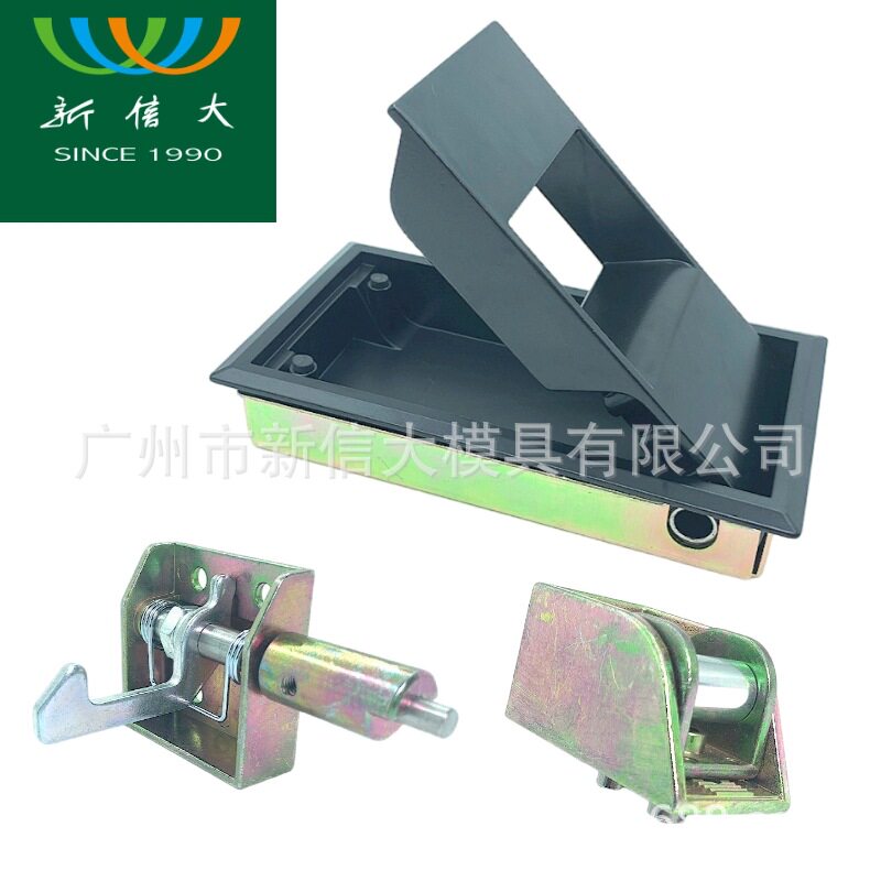 重型工业试验箱冷库冰库门锁 冻库长方形门把手 烘箱烤箱拉手门锁