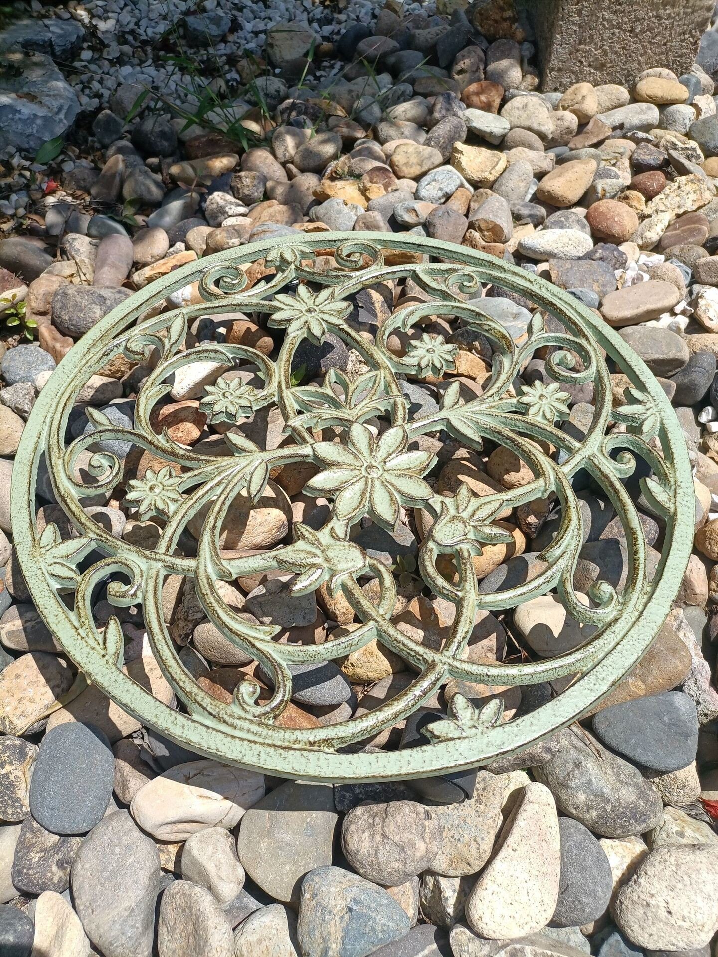 铸铁万向轮移动花盆托盘