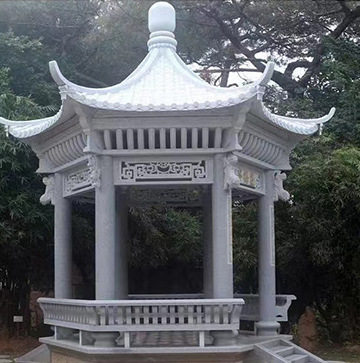 花岗岩中式欧式石雕凉亭龙柱
