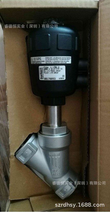 burkert2000DN65高温蒸汽气动角座阀0000140200001373宝德2.5寸
