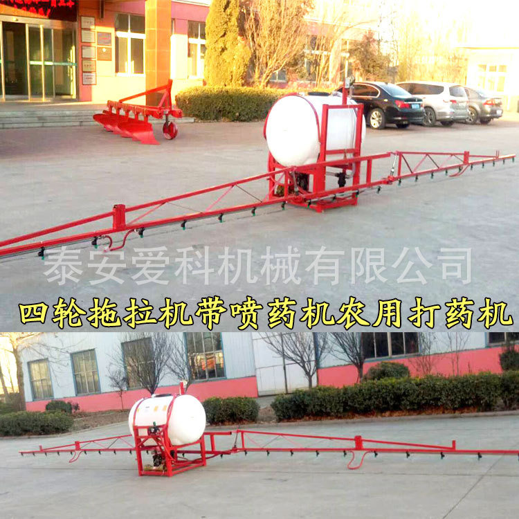 拖拉机后置喷药机600L折叠喷杆打药机大容量玉米喷药机