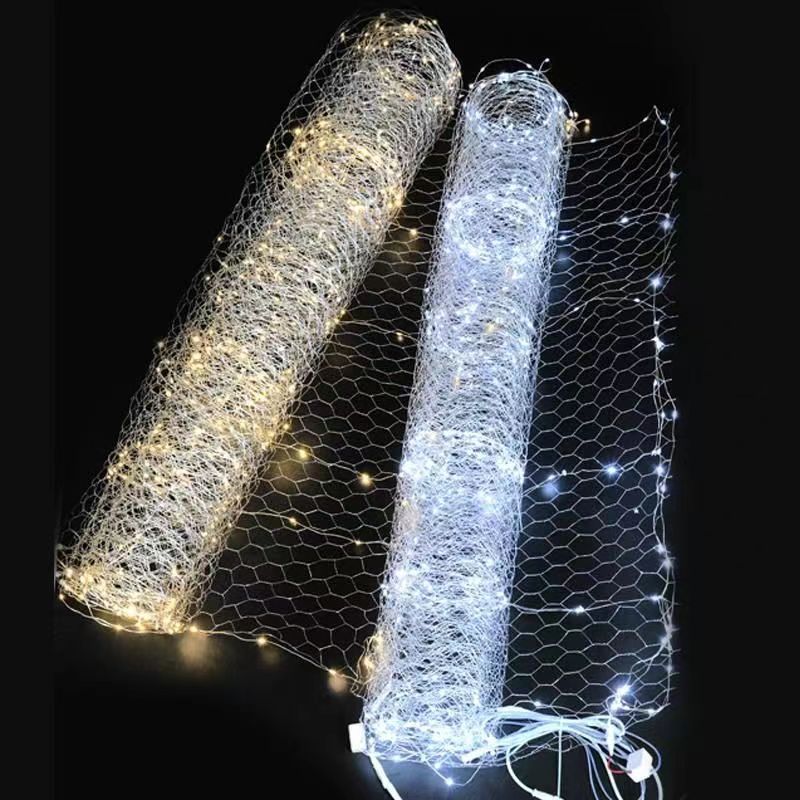 LED婚礼堂星空铁丝网灯