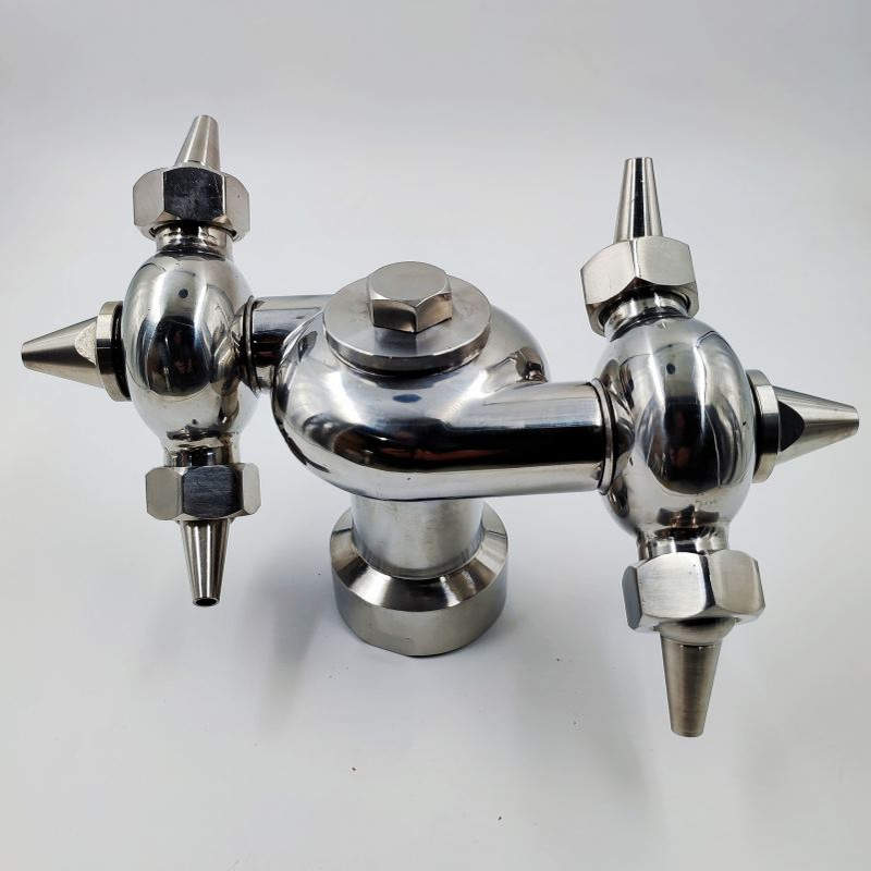 内螺纹牛角清洗器 丝扣喷淋器 旋转喷嘴 旋转洗罐器 刷罐器优惠