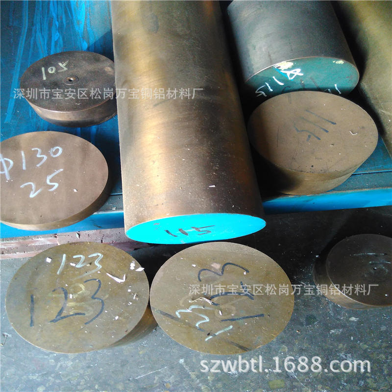C17200铍铜合金棒 高硬度铍铜棒 订做铍铜方棒 铍铜六角棒