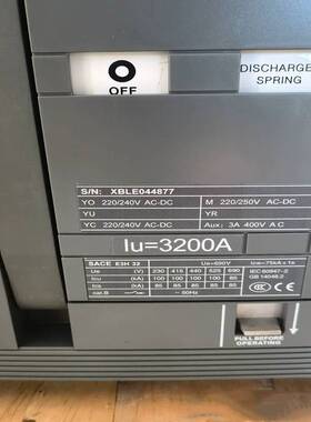 ABB框架断路器E1B12/E1N12/E1S12 R1250A 3P 抽屉式