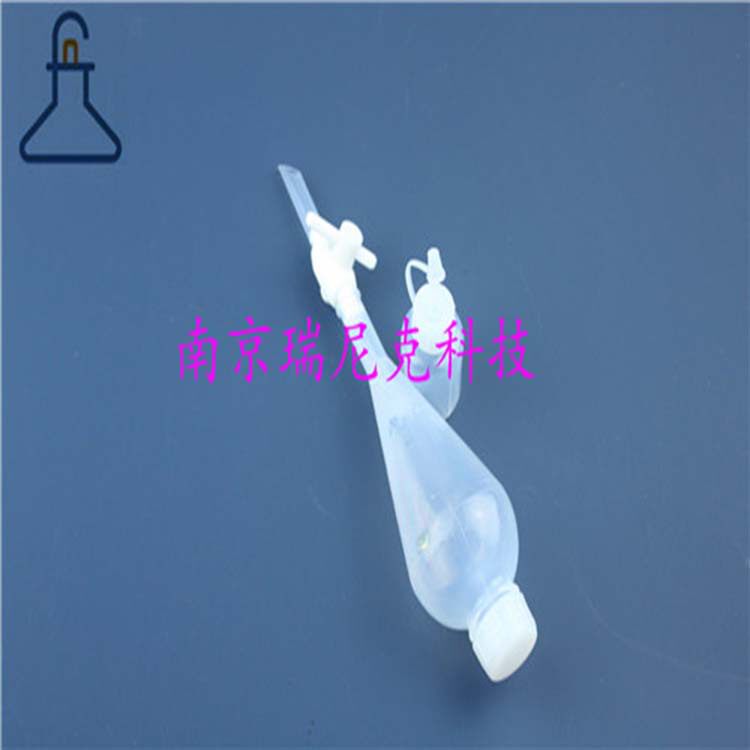 FEP透明漏斗梨形分液漏斗方便拆洗氟塑料厂家直供耐高温防腐蚀