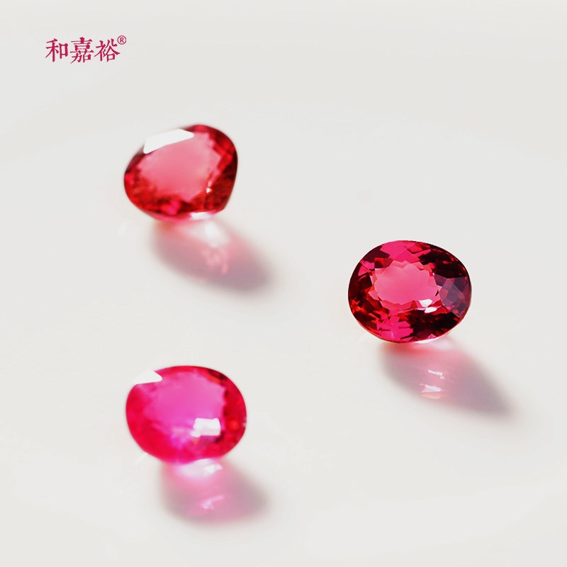 天然老矿玻璃g体碧玺裸石戒面卢比来色彩宝项链镶嵌戒指耳钉吊坠