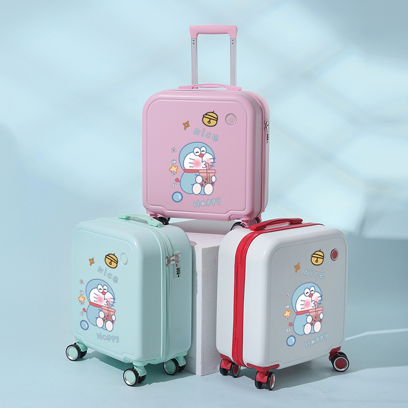 行李箱迷b你18寸登机旅行箱女密码箱小型儿童拉杆皮箱子20寸小号
