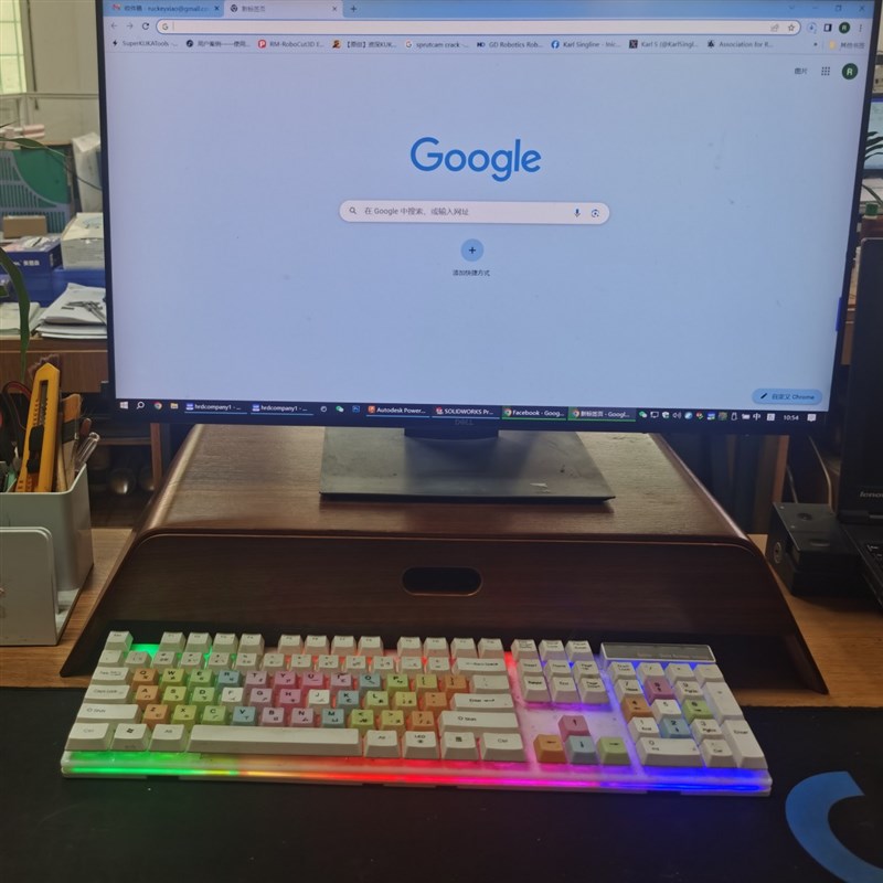 电脑支架台式电脑屏幕显示器增高架桌面置物架笔记本电脑支架垫高