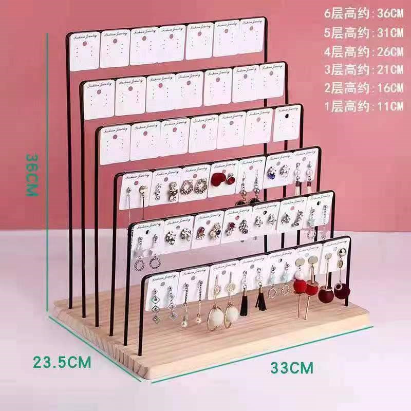 耳环铁架首饰f展示架摆件铁艺立式创意项链手镯饰品耳钉收纳架子