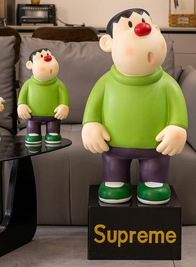 胖虎落地大摆件存钱罐客厅电视柜桌面摆件玄关酒柜装饰品潮玩摆件