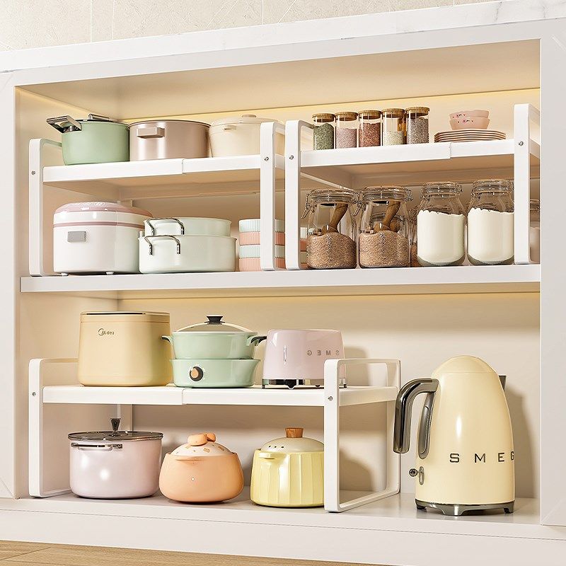 柜子分层架橱柜内分层置物架碗碟收纳架厨房锅架多功能台面支架,厨房/烹饪用具,厨房置物架/置物柜/角架,淘宝优惠券,粉丝福利购,淘宝优惠卷