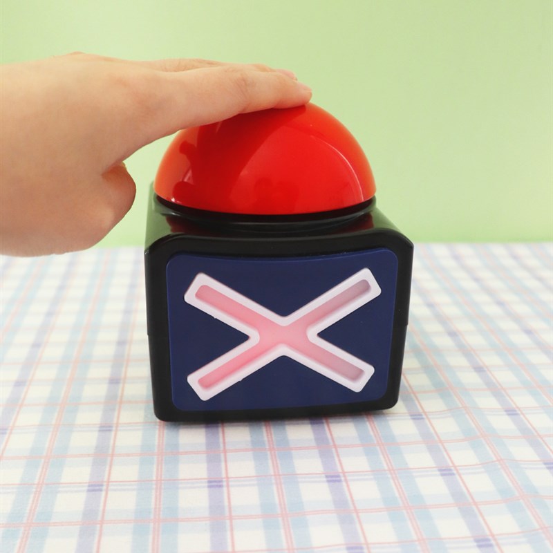 无线抢答器响铃亮灯知识竞赛简易按铃器儿童答题比赛课堂互动教具