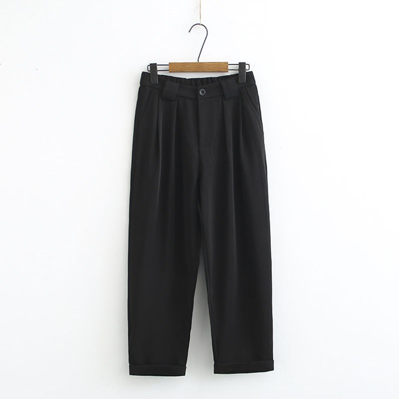 哈伦裤女夏季薄款大码胖mm韩版半松紧高腰宽松显瘦胯大腿粗女裤子