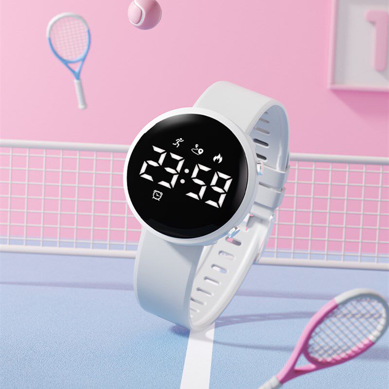 女子手表2024新高中学生初中学生儿童女孩女孩学院风运动数字手表