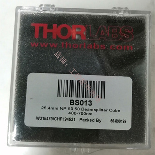 5050非偏振分束立方体 议 美国THORLABS分束镜BS013 议价 价