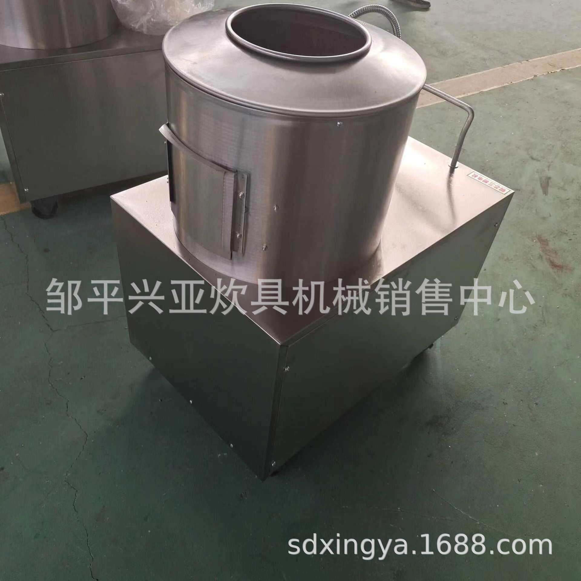供应西安各种型号不锈钢脱皮机 脱皮机图片 红薯脱皮机图片