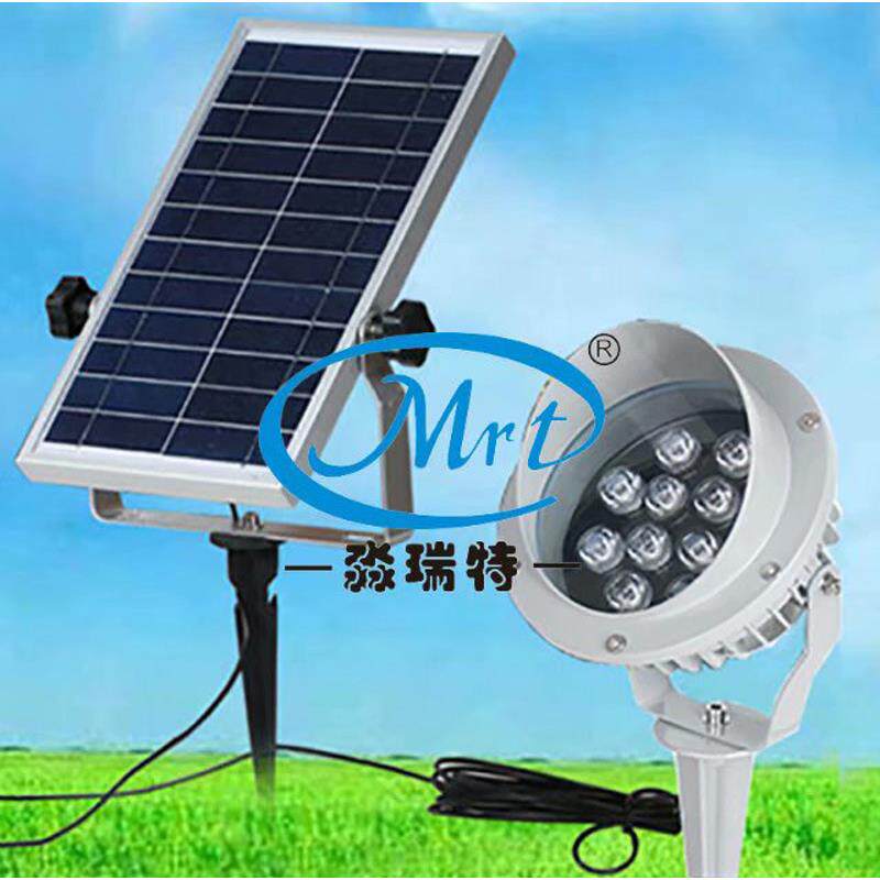 LED太阳能景观亮化公园庭院插地灯草坪灯花园灯12W外壳套件