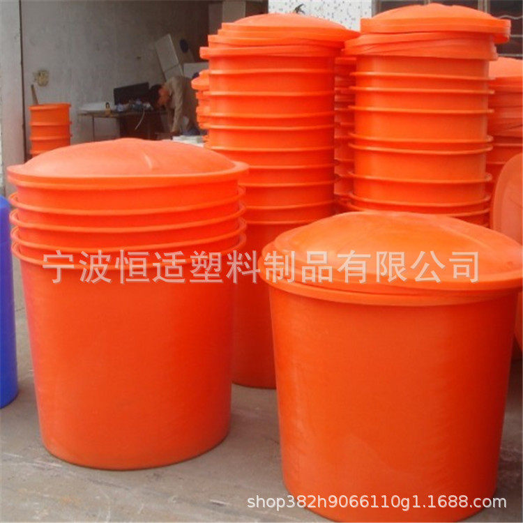滚塑带盖子研制桶大口塑料圆桶可配盖子300L-1500L发酵桶M圆桶